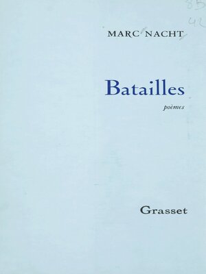 cover image of Batailles